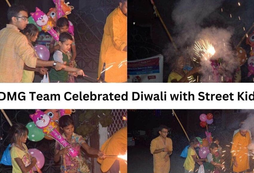 DMG Team Celebrated Diwali with Street Kids