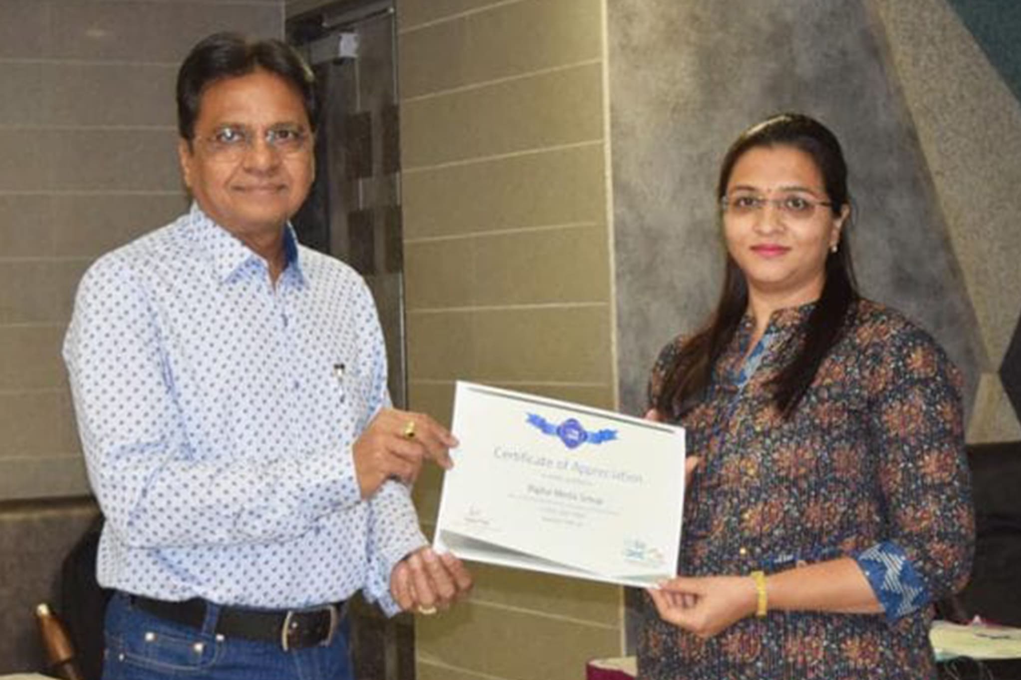 Digital Media Group rewarded by Government of India for their best performance during 2018 – 2019 in North Gujarat.