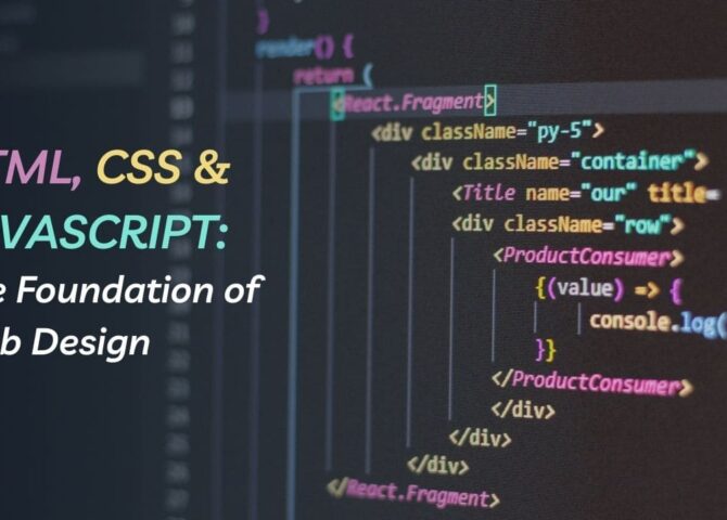 HTML, CSS & JavaScript: The Foundation of Web Design