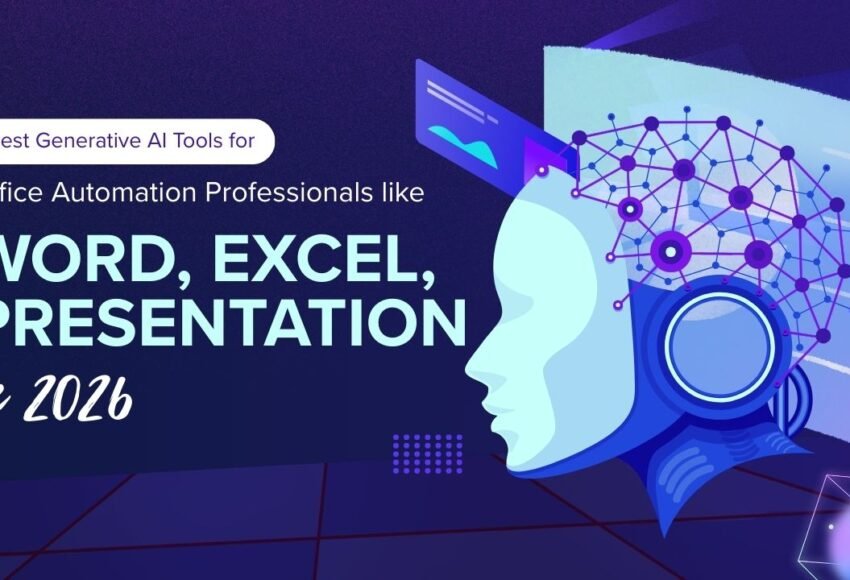 Best Generative AI Tools for Office Automation Professionals like Word, Excel, Presentation in 2026
