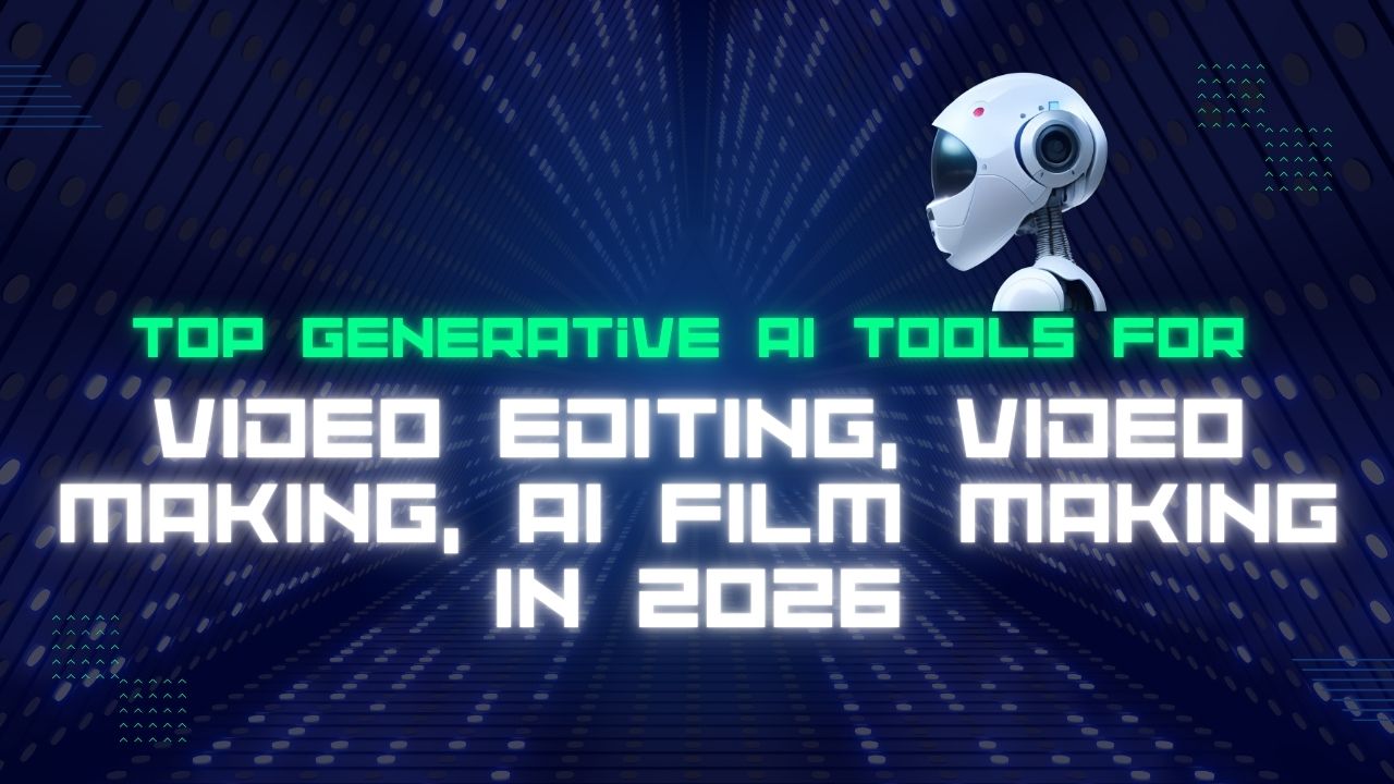 Top Generative AI Tools for Video Editing, Video Making, AI Film Making in 2026
