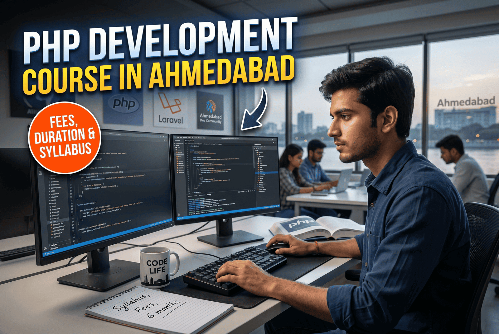 PHP Development Course in Ahmedabad: Fees, Duration & Syllabus