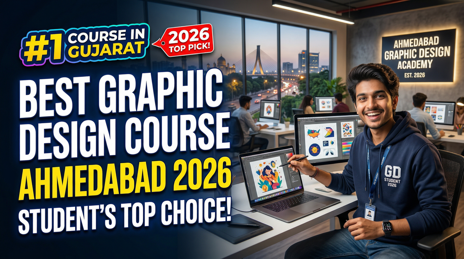 Best Graphic Design Course in Ahmedabad for Students in 2026