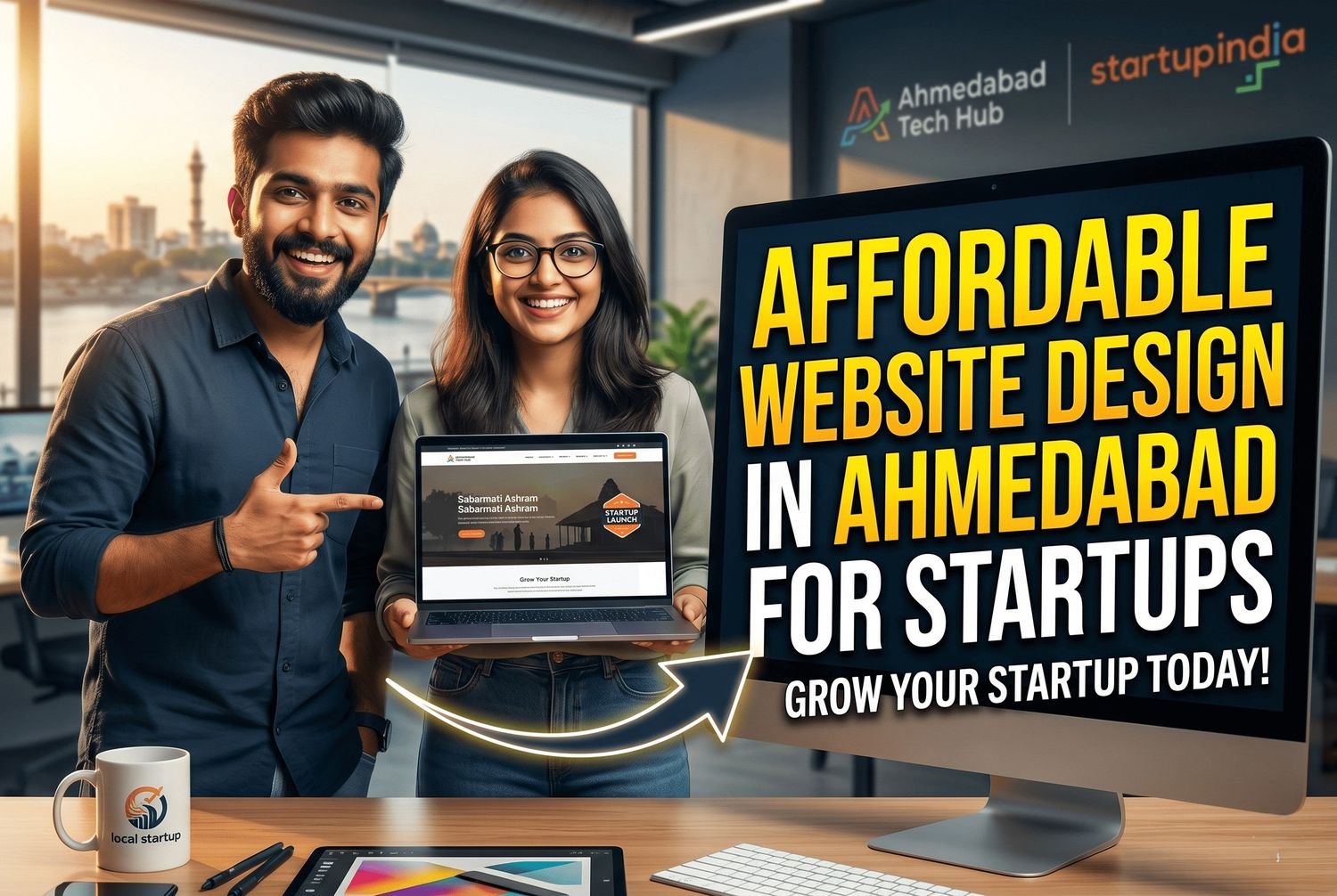 Affordable Website Design Services in Ahmedabad for Startups