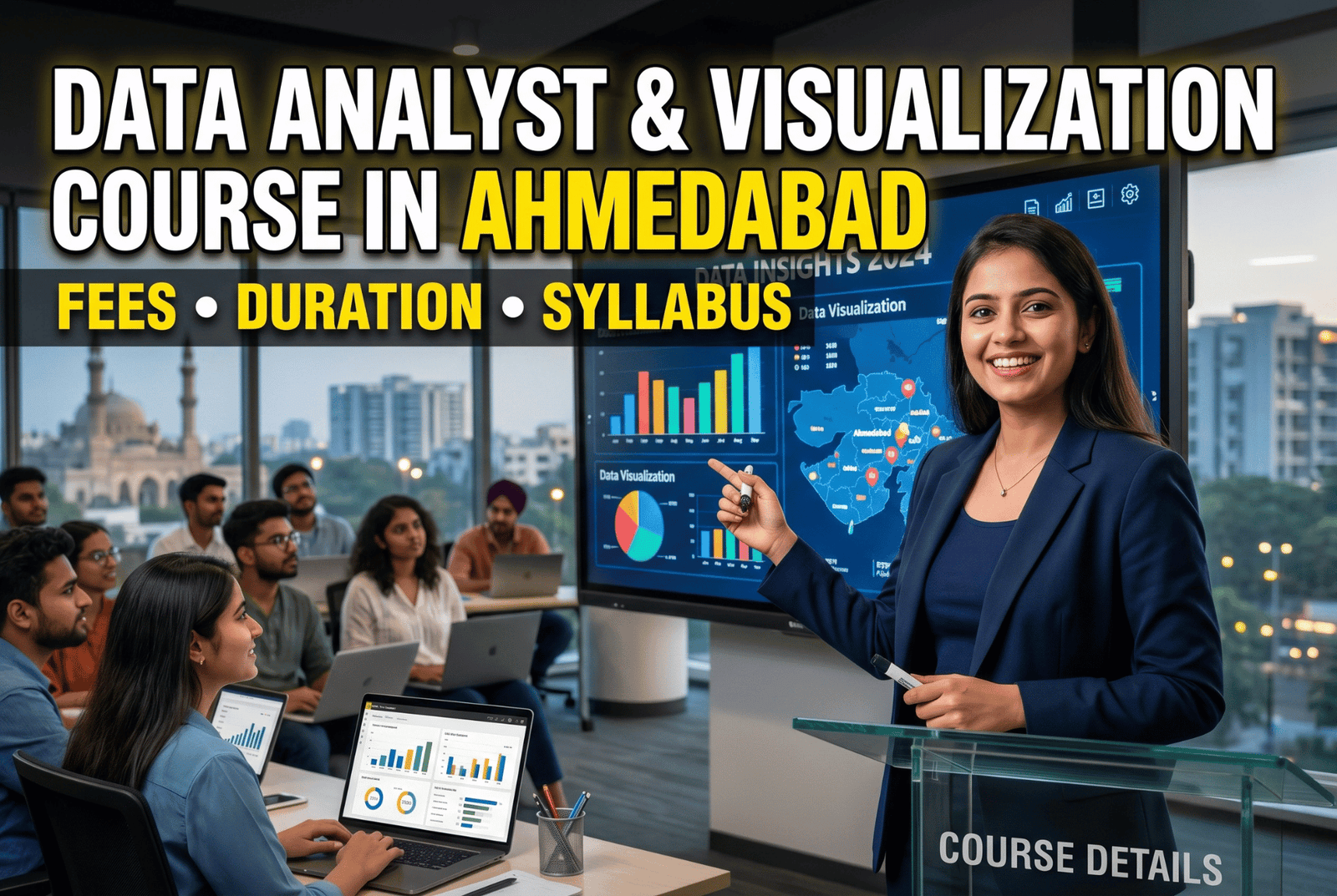 Data Analyst & Data Visualization Course in Ahmedabad: Fees, Duration & Syllabus