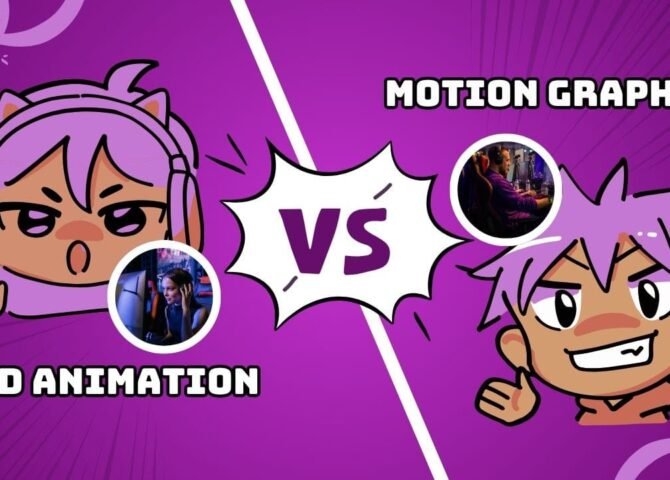 2D Animation vs Motion Graphics – Key Differences Explained