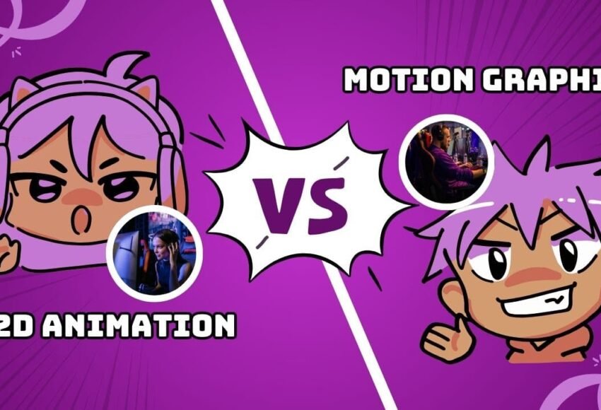 2D Animation vs Motion Graphics – Key Differences Explained