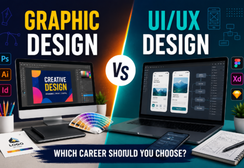 Graphic design vs UI/UX design