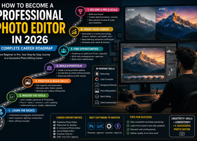 How to Become a Professional Photo Editor in 2026: Complete Career Roadmap