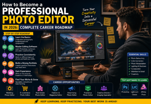 How to Become a Professional Photo Editor in 2026: Complete Career Roadmap