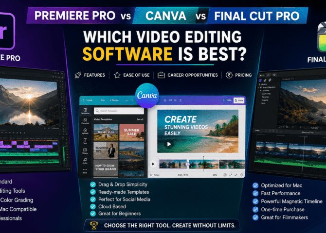 Premiere Pro vs Canva vs Final Cut Pro: Which Video Editing Software is Best in 2026?