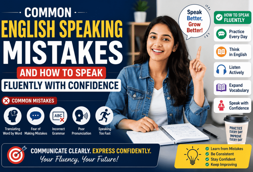 Common English Speaking Mistakes and How to Speak Fluently with Confidence