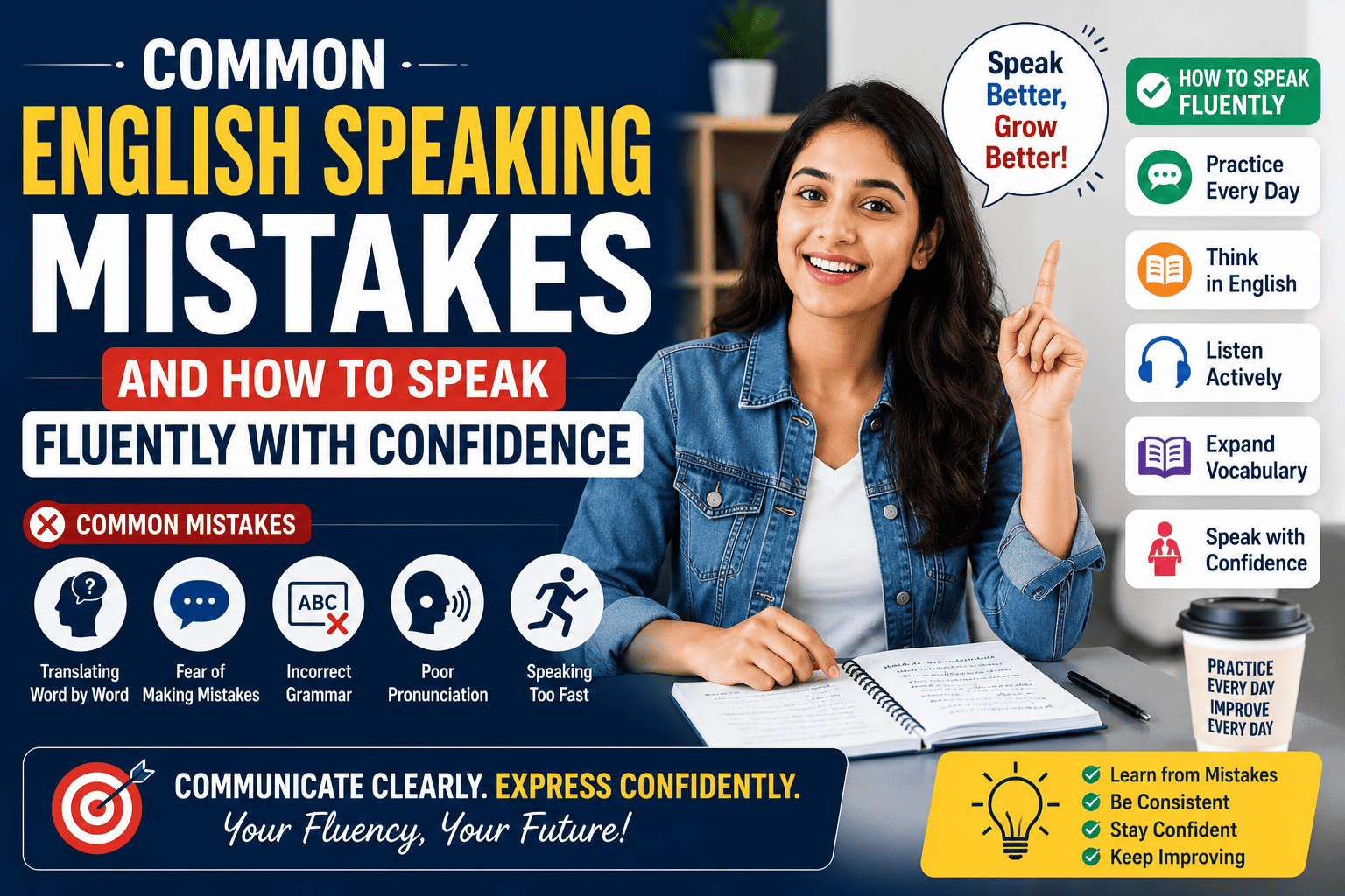 Common English Speaking Mistakes and How to Speak Fluently with Confidence