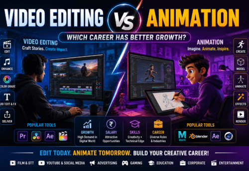 Video Editing vs Animation: Which Career Has Better Growth in 2026?