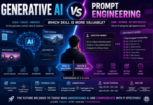 Generative AI vs Prompt Engineering: Which Skill is More Valuable in 2026?