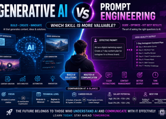 Generative AI vs Prompt Engineering: Which Skill is More Valuable in 2026?