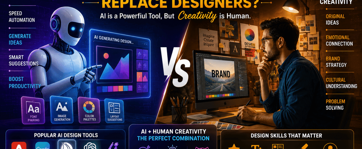 Graphic Design + AI: Can Artificial Intelligence Replace Designers?