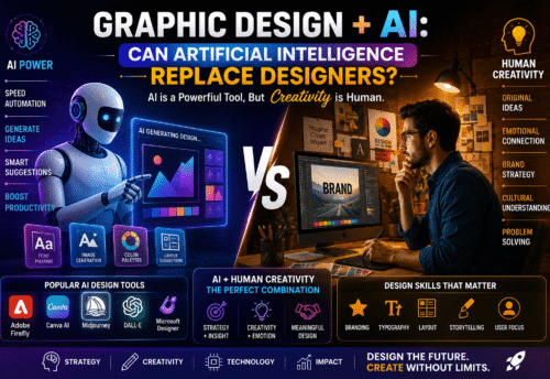 Graphic Design + AI: Can Artificial Intelligence Replace Designers?