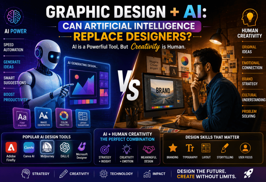 Graphic Design + AI: Can Artificial Intelligence Replace Designers?