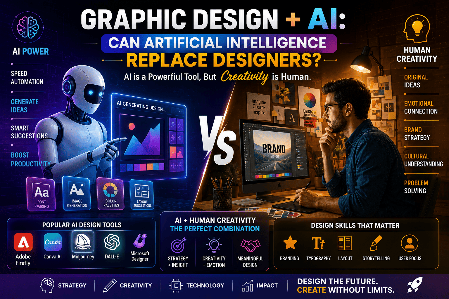 Graphic Design + AI: Can Artificial Intelligence Replace Designers?