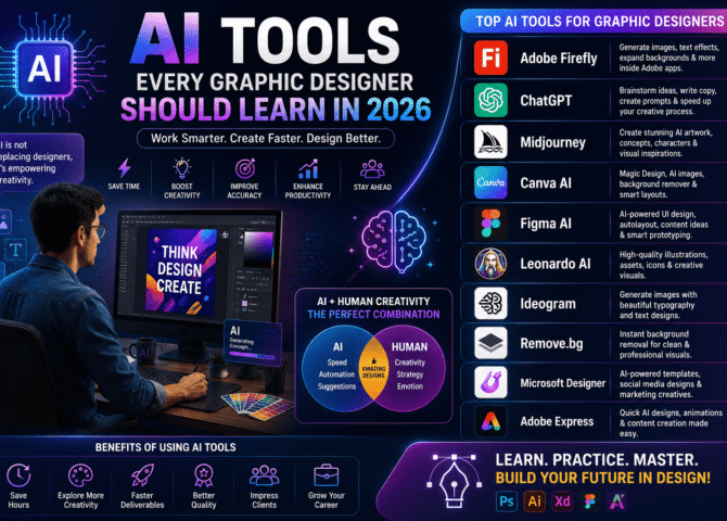 AI Tools Every Graphic Designer Should Learn in 2026