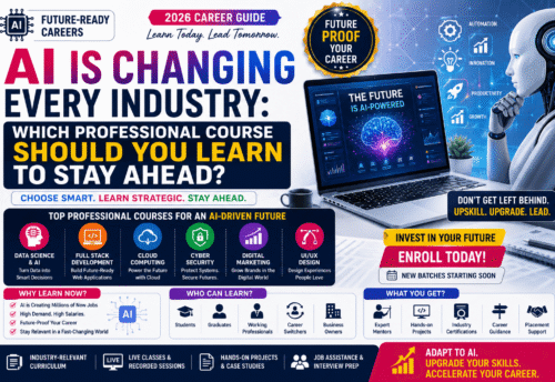 AI Is Changing Every Industry: Which Professional Course Should You Learn to Stay Ahead? (2026 Career Guide)