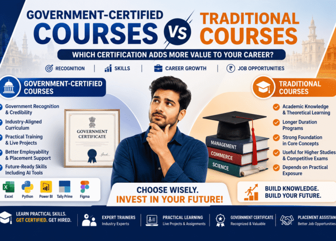 Government-Certified Courses vs Traditional Courses: Which Certification Adds More Value to Your Career? (2026 Guide)