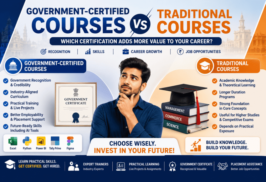 Government-Certified Courses vs Traditional Courses: Which Certification Adds More Value to Your Career? (2026 Guide)