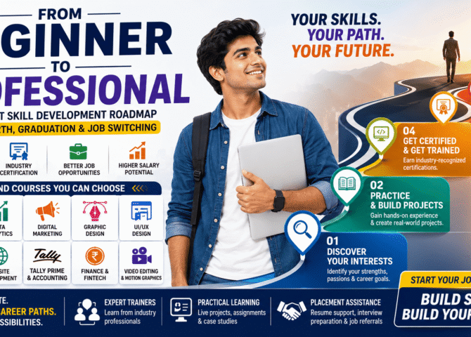 From Beginner to Professional: The Best Skill Development Roadmap After 12th, Graduation & Job Switching (2026 Guide)