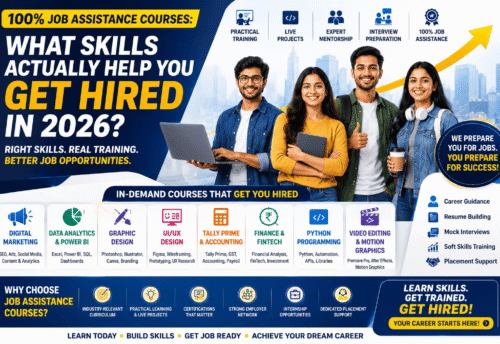 100% Job Assistance Courses: What Skills Actually Help You Get Hired in 2026? | Complete Career Guide