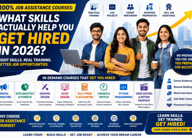 100% Job Assistance Courses: What Skills Actually Help You Get Hired in 2026? | Complete Career Guide