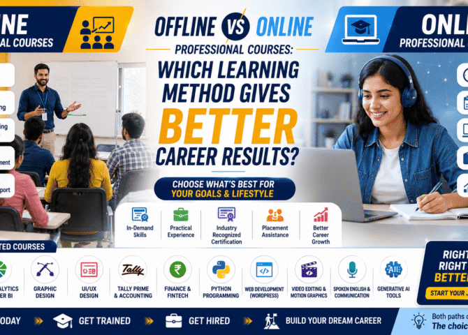 Offline vs Online Professional Courses: Which Learning Method Gives Better Career Results in 2026?