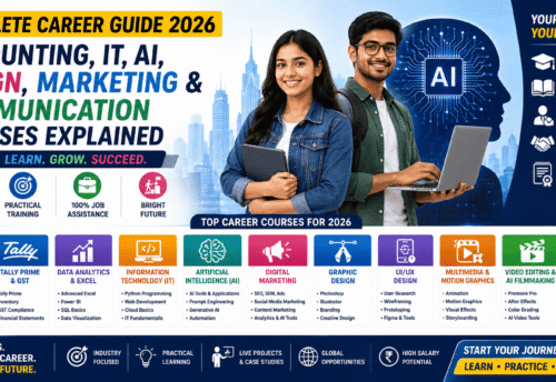 Complete Career Guide 2026: Accounting, IT, AI, Design, Marketing & Communication Courses Explained