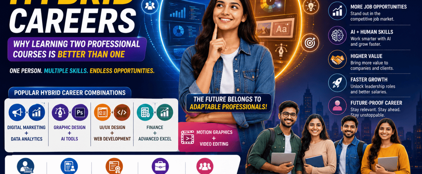 The Rise of Hybrid Careers: Why Learning Two Professional Courses Is Better Than One (2026 Career Guide)