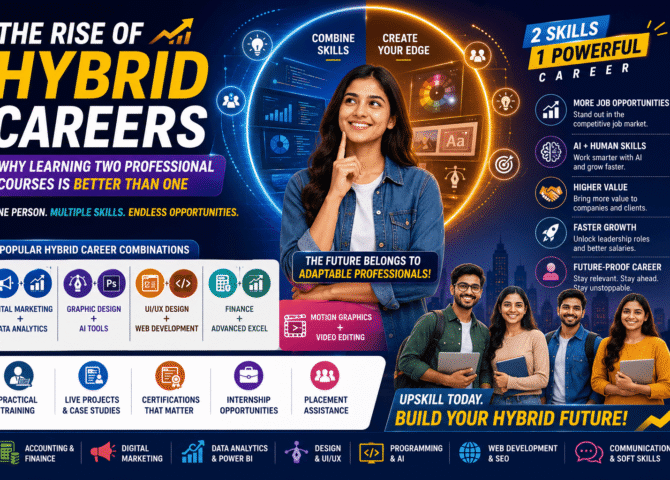 The Rise of Hybrid Careers: Why Learning Two Professional Courses Is Better Than One (2026 Career Guide)