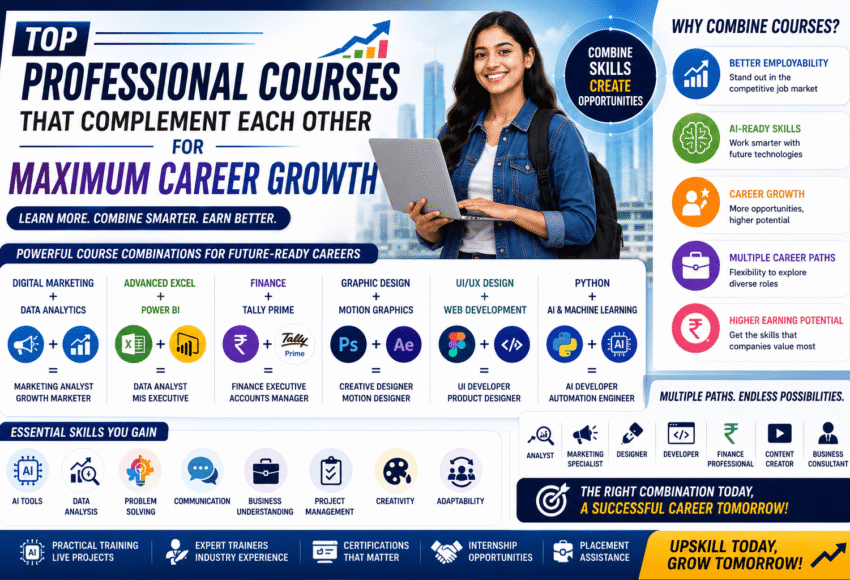 Top Professional Courses That Complement Each Other for Maximum Career Growth (2026 Guide)