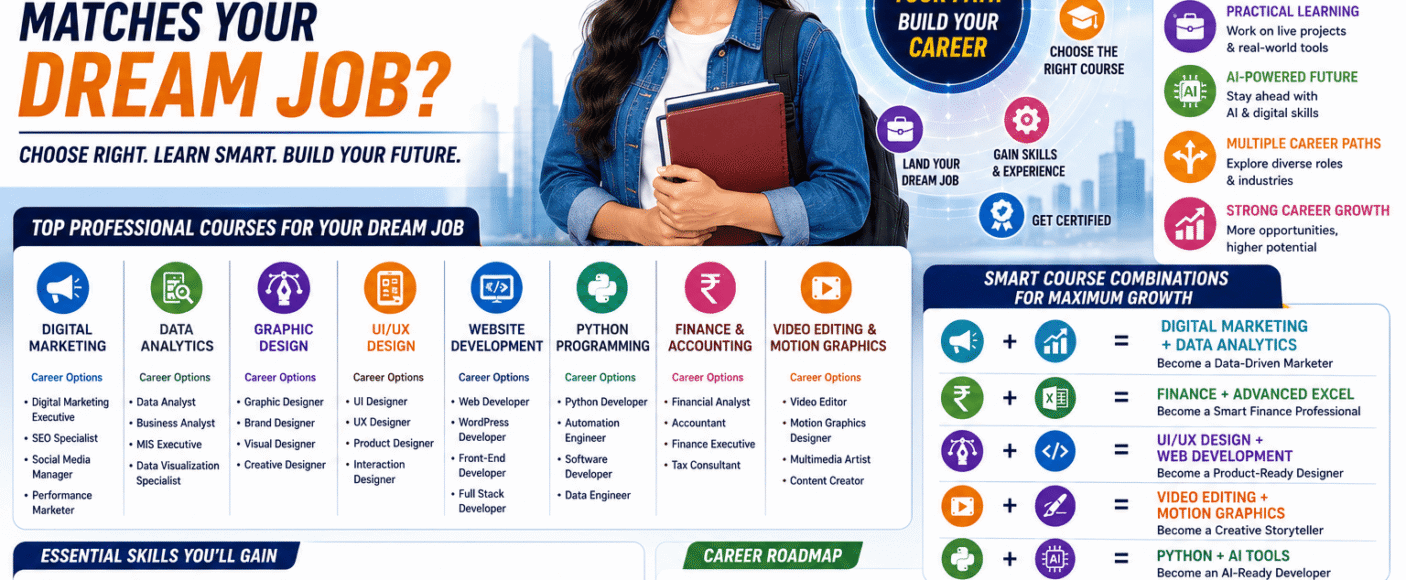 Career Mapping Guide 2026: Which Professional Course Matches Your Dream Job?