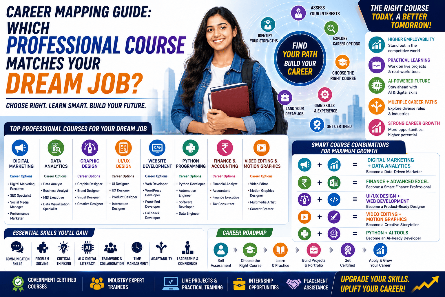 Career Mapping Guide 2026: Which Professional Course Matches Your Dream Job?