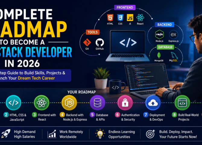 Complete Roadmap to Become a Full Stack Developer in 2026
