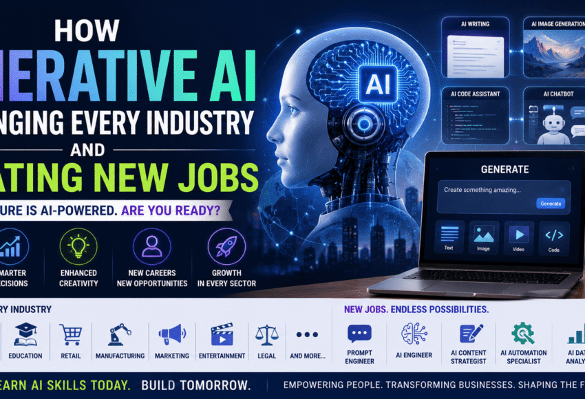 How Generative AI is Changing Every Industry and Creating New Jobs in 2026