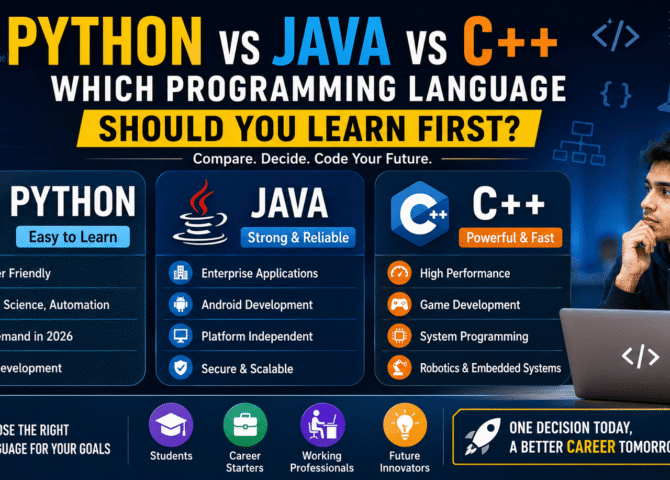 Python vs Java vs C++: Which Programming Language Should You Learn First?