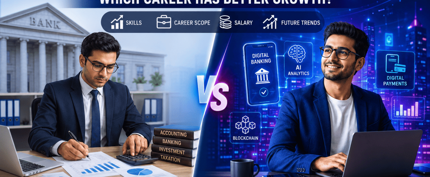 Traditional Finance vs Digital Finance: Which Career Has Better Growth? (2026 Complete Comparison Guide)