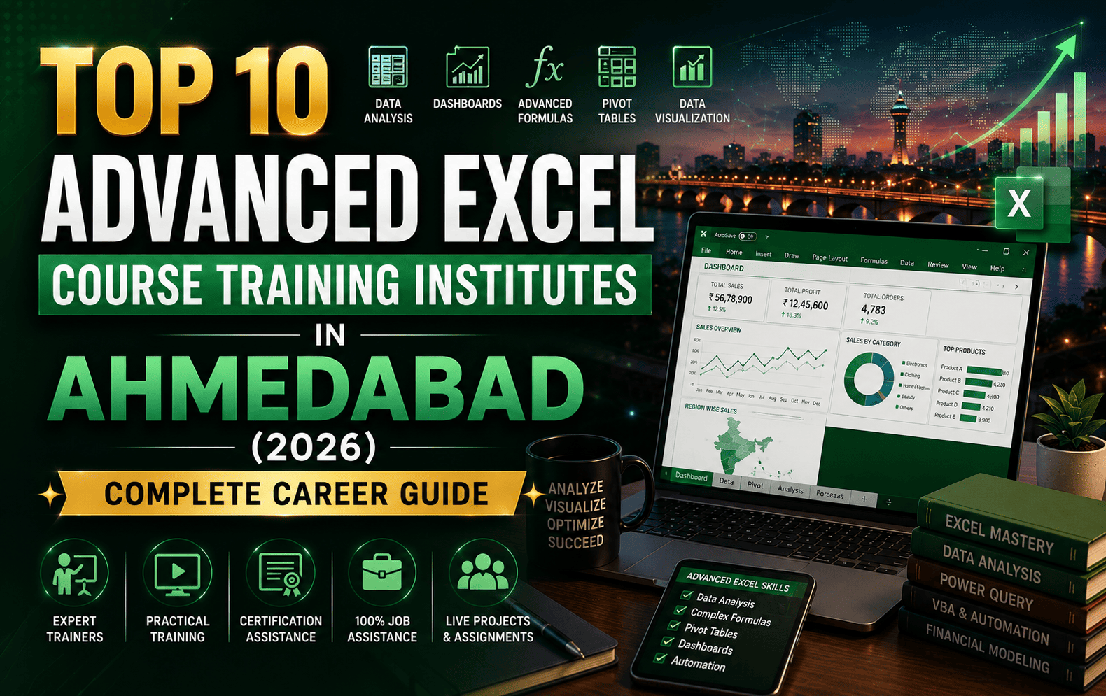 Top 10 Advanced Excel Course Training Institutes in Ahmedabad