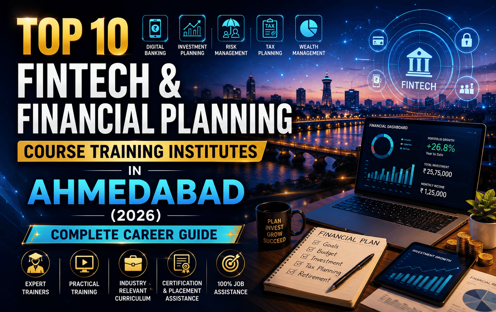 Top 10 FINTECH & Financial Planning Course Training Institutes in Ahmedabad