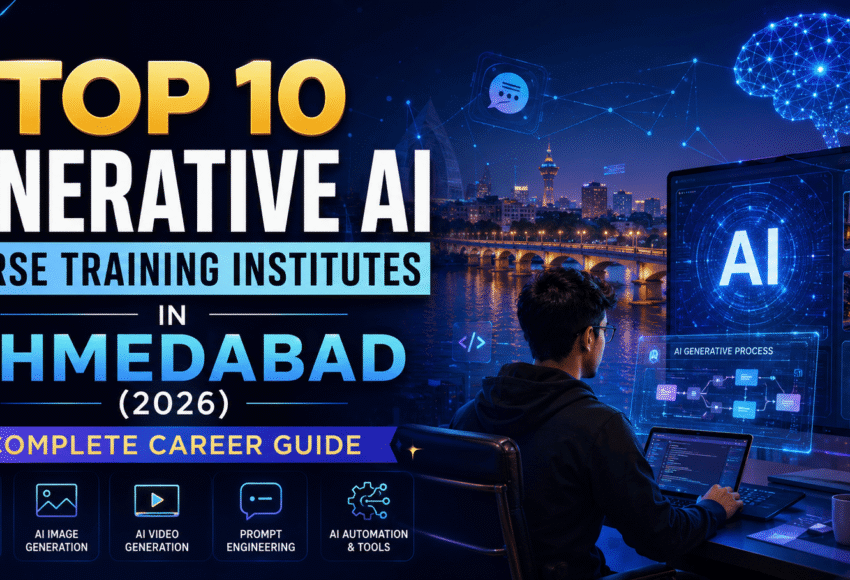Top 10 Generative AI Course Training Institutes in Ahmedabad (2026): Complete Career Guide