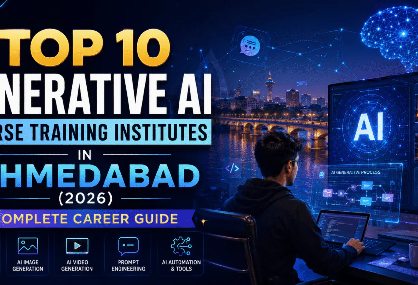 Top 10 Generative AI Course Training Institutes in Ahmedabad (2026): Complete Career Guide