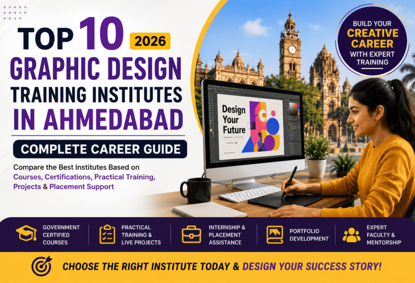 Top 10 Graphic Design Training Institutes in Ahmedabad