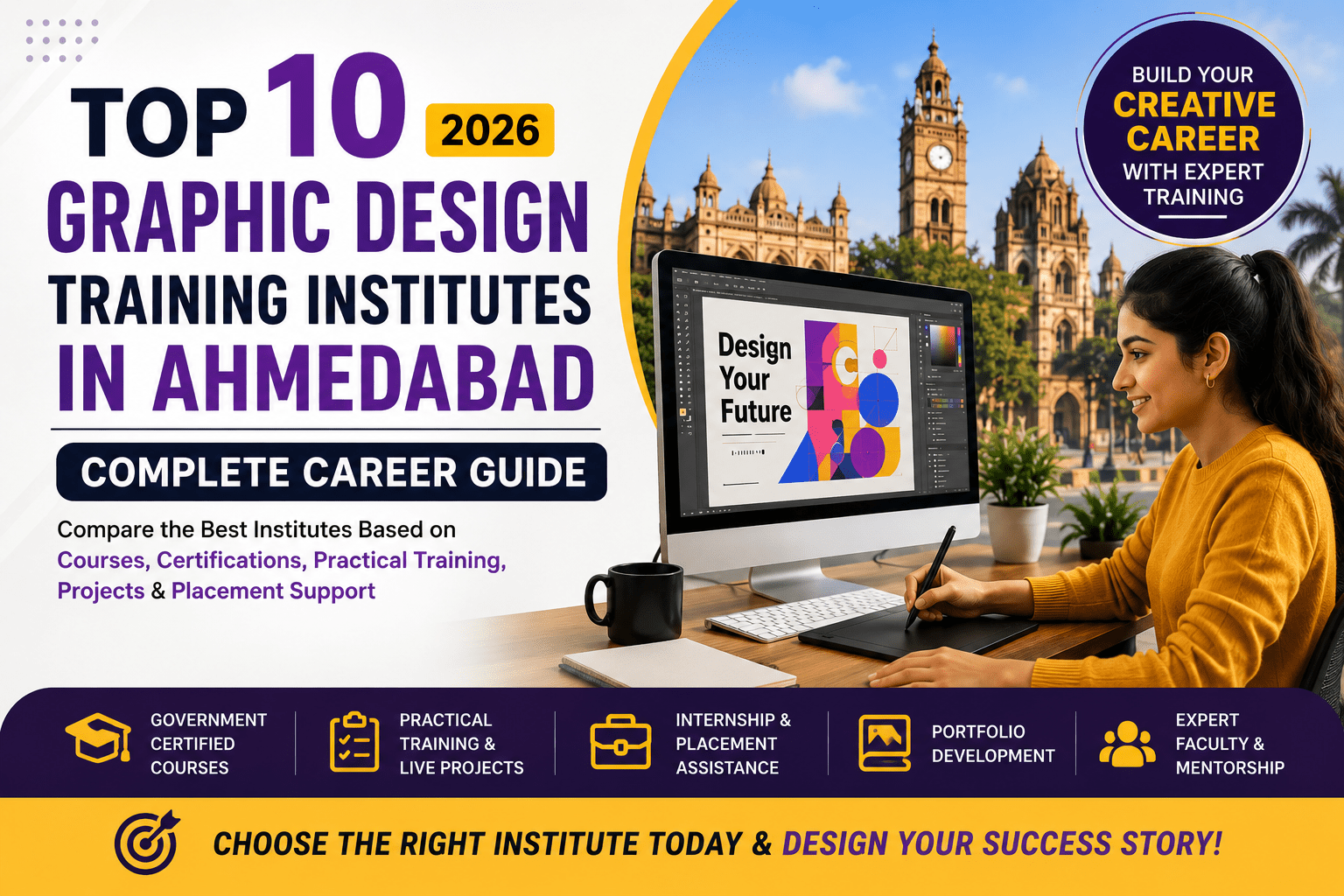 Top 10 Graphic Design Training Institutes in Ahmedabad
