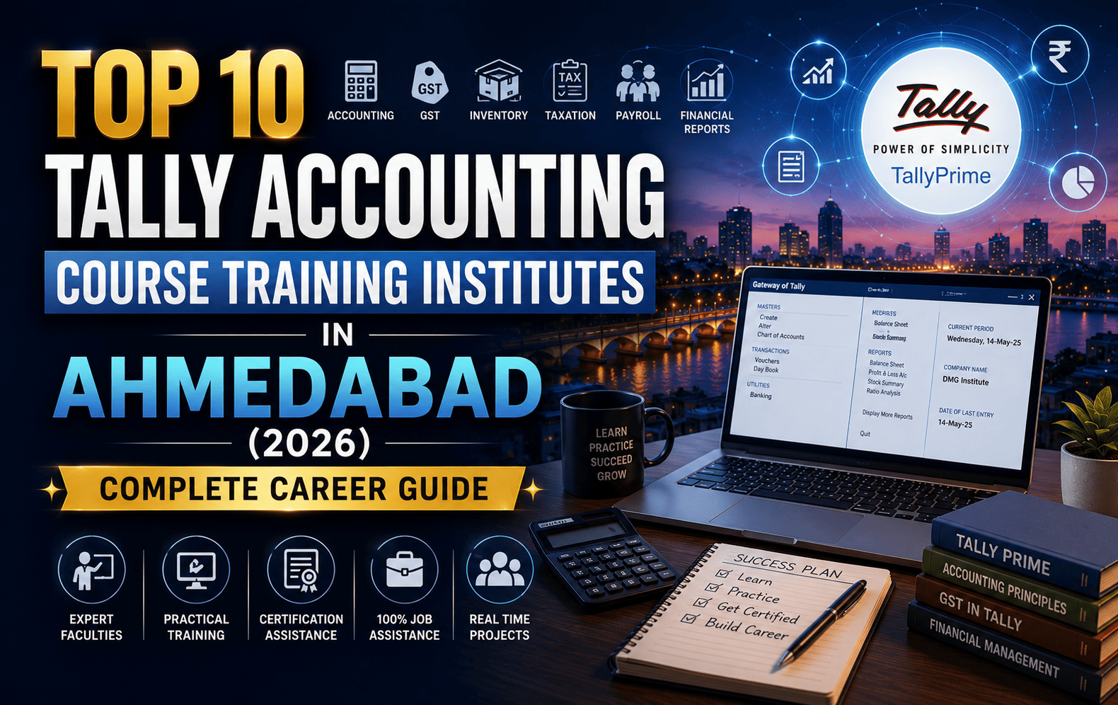 Top 10 Tally Accounting Course Training Institutes in Ahmedabad