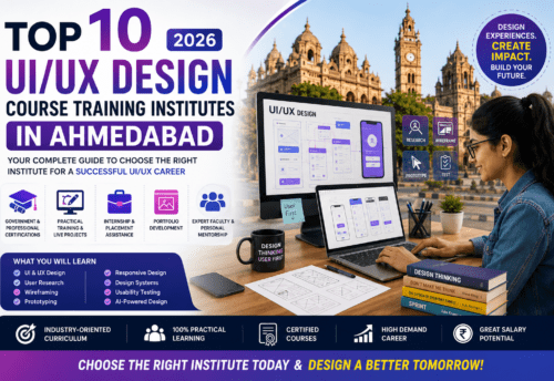 Top 10 UI UX Design Course Training Institutes in Ahmedabad